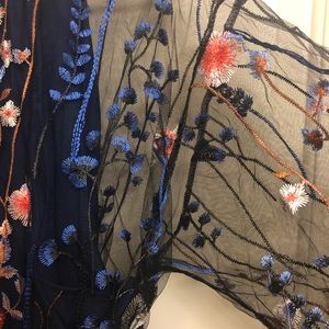 BRAND NEW Navy Embroidered Dress